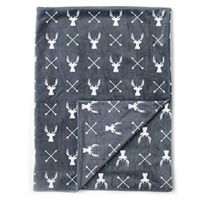Kids N Such Minky Baby Blanket with Deer